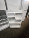 GE 18 CUBIC FOOT REFRIGERATOR TOP FREEZER GLASS SHELVES 2 CRISPER DRAWERS 1 DELI WIRE SHELF IN FREEZER WHITE LOCATED IN OUR PORTLAND OREGON APPLIANCE STORE SKU 20014