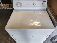 WHIRLPOOL HEAVY DUTY SUPER CAPACITY PLUS 8 CYCLE 5 TEMPERATURE ELECTRIC DRYER TOP FILTER PULL DOWN DOOR WHITE LOCATED IN OUR PORTLAND OREGON APPLIANCE STORE SKU 20040