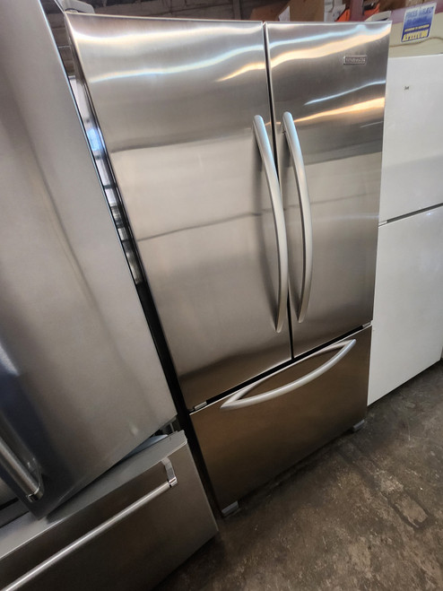 KITCHENAID 24.8 cu. ft. French Door Refrigerator with Adjustable Spillproof Shelves, Humidity-Controlled Crispers, Interior Water Dispenser Ice Maker and Fresh Chill Temperature Management System: Monochromatic Stainless Steel  SKU 20057