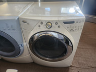 Whirlpool Duet Steam 27 Inch Electric Dryer with 7.2 cu. ft. Capacity, 12 Drying Cycles, 5 Temperature Settings, Steam Refresh, Acceler-Care Sensor and LED Display: White LOCATED IN OUR PORTLAND OREGON APPLIANCE STOE SKU 20069