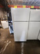 GE 18 CUBIC FOOT REFRIGERATOR TOP FREEZER WIRE SHELVES 2 CRISPER DRAWERS WHITE LOCATED IN OUR PORTLAND OREGON APPLIANCE STORE SKU 20072