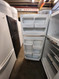 GE 18 CUBIC FOOT REFRIGERATOR ADJUSTABLE GLASS SHELVES 1 SNACK DRAWER 2 CRISPER DRAWERS WIRE SHELF IN FREEZER WHITE LOCATED IN OUR PORTLAND OREGON APPLIANCE STORE SKU 20087