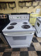 GE 30 INCH FREESTANDING ELECTRIC RANGE COIL BURNERS 2 LARGE 2 SMALL SELF CLEANING OVEN STORAGE DRAWER LOCATED IN OUR PORTLAND OREGON APPLIANCE STORE SKU 20094