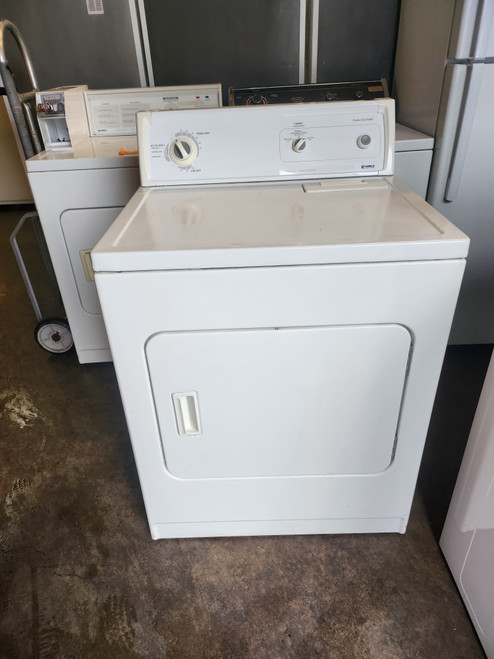 KENMORE HEAVY DUTY EXTRA LARGE CAPACITY ELECTRIC DRYER 3 CYCLE 1 TIMED 1 AUTO PLUS AIR DRY 3 TEMPERATURE SIDE SWING DOOR TOP FILTER WHITE LOCATED IN OUR PORTLAND OREGON APPLIANCE STORE SKU 20095