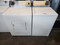 WHIRLPOOL WASHER AND DRYER SET 2 CYCLE 1 COLD FILL 1 WARM FILL DRYER 2 CYCLE 1 AUTO DRY 1 TIMED DRY BOTH HIGH HEAT TOP FILTER SWING OPEN DOOR WHITE LOCATED IN OUR PORTLAND OREGON APPLIANCE STORE SKU 20096