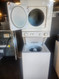 WHIRLPOOL 24 INCH THIN TWIN LAUNDRY CENTER WASHER 4 TEMPERATURE 5 WATER LEVELS DRYER 2 AUTO DRY 1 HIGH HEAT 1 LOW HEAT TIMED DRY HIGH HEAT PLUS AIR DRY WHITE LOCATED IN OUR PORTLAND OREGON APPLIANCE STORE SKU 21003