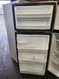 FRIGIDAIRE 18 CUBIC FOOT REFRIGERATOR TOP FREEZER FULL WIDTH ADJUSTABLE GLASS SHELVES 1 DELI DRAWER 2 CRISPER DRAWERS WIRE SHELF IN FREEZER STAINLESS LOCATED IN OUR PORTLAND OREGON APPLIANCE STORE SKU 21019