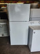 FRIGIDAIRE 18 CUBIC FOOT REFRIGERATOR TOP FREEZER FULL WIDTH ADJUSTABLE GLASS SHELVES 1 DELI DRAWER 2 CRISPER DRAWERS WIRE SHELF IN FREEZER STAINLESS LOCATED IN OUR PORTLAND OREGON APPLIANCE STORE SKU 21019