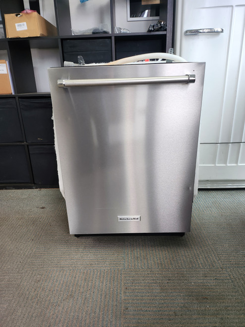 KITCHENAID Cutlery (Silverware) Basket:  Cutlery Tray Leak Sensor Hard Food Disposer Front Control Dishwasher Cycles 5 Fingerprint Resistant Heavy Cycle Sanitize Quick Was Number of Shelves/Racks: 3 Adjustable Rack SKU 21022