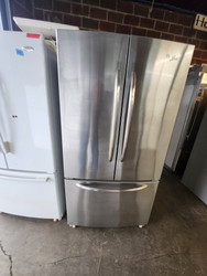 Whirlpool 36 Inch French Door Refrigerator with Fresh Flow Produce Drawer, Temperature-Controlled Pantry, Ice Maker, Gallon Door Storage, Frameless Glass Shelves, 24.8 cu. ft Stainless Steel LOCATED IN OUR PORLAND OREGON APPLIANCE STORE SKU 21033