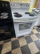 KENMORE 30 INCH FREESTANDING RANGE ELECTRIC RANGE SELF CLEANING OVEN COIL BURNERS 2 LARGE 2 SMALL WHITE LOCATED IN OUR PORTLAND OREGON APPLIANCE STORE SKU 21049