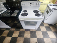 KENMORE 30 INCH FREESTANDING RANGE ELECTRIC RANGE SELF CLEANING OVEN COIL BURNERS 2 LARGE 2 SMALL WHITE LOCATED IN OUR PORTLAND OREGON APPLIANCE STORE SKU 21049