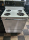 HOTPOINT 30 INCH FREESTANGING ELECTRIC RANGE MANUAL CLEAN OVEN COIL BURNERS 3 SMALL 1 LARGE WHITE LOCATED IN OUR PORTLAND OEGON APPLIANCE STORE SKU 22015