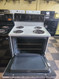 HOTPOINT 30 INCH FREESTANGING ELECTRIC RANGE MANUAL CLEAN OVEN COIL BURNERS 3 SMALL 1 LARGE WHITE LOCATED IN OUR PORTLAND OEGON APPLIANCE STORE SKU 22015