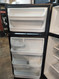 FRIGIDAIRE 18 CUBIC FOOT REFRIGERATOR 4 SPLIT ADJUSTABLE GLASS SHELVES 2 CRISPER DRAWRS 1 DELI DRAWER WIRE SHELF IN FREEZER BLACK LOCATED IN OUR PORTLAND OREGON APPLIANCE STORE SKU 22016