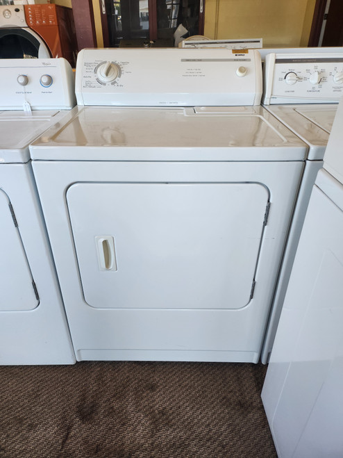 KENMORE HEAVY DUTY SUPER CAPACITY ELECTRIC DRYER 3 CYCLE TIMED DRY HIGH HEAT LOW HEAT AUTO DRY HIGH HEAT AUTO WHITE LOCATED IN OUR PORTLAND OREGON APPLIANCE STORE SKU 22018