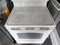 GE 30 INCH FREESTANDING ELECTRIC RANGE 5 BURNER GLASS TOP HI /LO BROIL OPTION CONVECTION SELF CLEANING OVEN WHITE LOCATED IN OUR PORTLAND OREGON APPLIANCE STORE SKU 22035