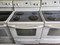 FRIGIDAIRE 30 INCH FREESTANDING GLASS TOP ELECTRIC RANGE 4 BURNERS 2 LARGE 2 SMALL SELF CLEANING OVEN COSMETIC ISSUES ON CONTROL PANEL SEE PICS WHITE LOCATED IN OUR PORTLAND OREGON APPLIANCE STORE SKU 22037
