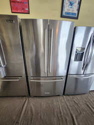 KitchenAid 36 Inch Counter Depth French Door Refrigerator with 20 Cu. Ft. Capacity, ExtendFresh, Interior Water Dispenser, Produce Preserver, Humidity-Controlled Crispers Automatic Ice Maker, Max Cool, LED Lighting Stainless Steel SKU 22039