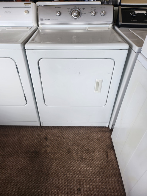 Maytag Centennial Series 29 Inch Electric Dryer with 7.0 cu. ft. Super-Size Capacity, 11 Drying Cycles, 4 Temperature Settings, Wrinkle Prevent Option, Dura Cushion Dryer Drum, Interior Light and Quiet Series 100 Sound Package SKU 22048