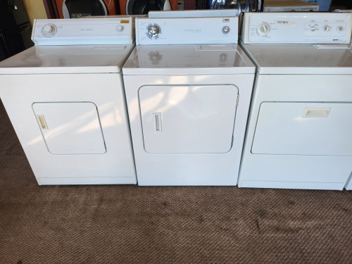 ESTATE BY WHIRLPOOL ELECTRIC DRYER HEAVY DUTY SUPER CAPACITY 5 CYCLE 3 TEMPERATURE TOP FILTER SWING OPEN DOOR WHITE LOCATED IN OUR PORTLAND OREGON APPLIANCE STORE SKU 22052