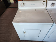 WHIRLPOOL HEAVY DUTY LARGE CAPACITY ELECTRIC DRYR 4 CYCLE 2 TEMPRATURES TOP FILTER SWING OPEN DOOR COSMETIC ISSUE ON TOP SEE PICS WHITE LOCATED IN OUR PORTLAND OREGON APPLIANCE STORE SKU 22053