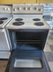 WHIRLPOOL 30 INCH FREESTANDING ELECTRIC RANGE COIL BURNERS 3 SMALL 1 LARGE MANUAL CLEAN OVEN WHITE LOCATED IN OUR PORTLAND OREGON APPLIANCE STORE SKU 22071