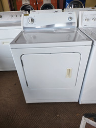 AMANA ELECTRIC DRYER 4 CYCLE 2 AUTO DRY OPTIONS 1 HIGH HEAT 1 LOW HIGH HEAT TIMED 1 AIR DRY TOP FILTER LARGE SWING OPEN DOOR WHITE LOCATED IN OUR PORTLAND OREGON APPLIANCE STORE SKU 23002