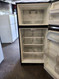 KENMORE 16 CUBIC FOOT REFRIGERATOR TOP FREEZER 4 SPLIT ADJUSTABLE GLASS SHELVES 1 DELI DRAWER 2 CRISPER DRAWERS SILVER BLACK HANDLES LOCATED IN OUR PORTLAND OREGON APPLIANCE STORE SKU 23015