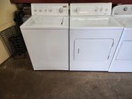 KENMORE WASHER AND DRYER SET TOP LOAD WASHER 6 CYCLE EXTRA RINSE 5 WATER LEVELS DRYER 3 CYCLE 1 AUTO DRY 1 TIMED PLUS AIR DRY TOP FILTER SWING DOOR WHITE LOCATED IN OUR PORTLAND OREGON APPLIANCE STORE SKU 23016