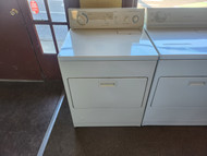 KITCHENAID GAS DRYER HEAVY DUTY SUPER CAPACITY PLUS 8 CYCLE 4 TEMPERATURE TOP FILTER LARGE PULL DOWN DOOR WHITE LOCATED IN OUR PORTLAND OREGON APPLIANCE STORE SKU 23034