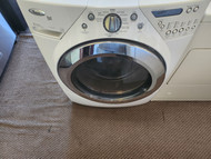 Whirlpool Duet 27 Inch Front-Load Washer with 3.9 cu. ft. Capacity, 12 Wash Cycles, 4 Temperature Settings, 1,300 RPM Spin Speed and Internal Water Heater: White LOCATED IN OUR PORTLAND OREGON APPLIANCE STORE SKU 23036