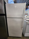 WHIRLPOOL 14 CUBIC FOOT REFRIGERATOR WIRE SHELVES GLASS CRISPER COVER WHITE LOCATED IN OUR PORTLAND OREGON APPLIANCE STORE SKU 23042