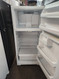 HOTPOINT 16 CUBIC FOOT REFRIGERATOR TOP FREEZER AUTOMATIC DEFROST WIRE SHELVES SINGLE CRISPER DRAWER UP FRONT CONTROL WHITE LOCATED IN OUR PORTLAND OREGON APPLIANCE STORE SKU 23046
