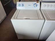AMANA TOP LOAD WASHER 9 CYCLE 4 LOAD SIZE SETTINGS 3 TEMPERATURE WHITE LOCATED IN OUR PORTLAND OREGON APPLIANCE STORE SKU 23062