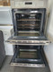 Frigidaire Professional  Double Electric Wall Oven with 4.6 cu. ft. Dual Convection Ovens, Steam Cleaning, Power Plus Preheat, Delay Start, Auto Shut-Off 30" Double Electric Wall Oven STAINLESS SKU 23075