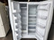 KENMORE 25 CUBIC FOOT SIDE BY SIDE REFRIGERATOR GLASS SHELVES 1 DELI AND 2 CRISPER DRAWERS 4 WIRE SHELVES PLUS PULL OUT BIN WHITE LOCATED IN OUR PORTLAND OREGON APPLIANCE STORE SKU 23076