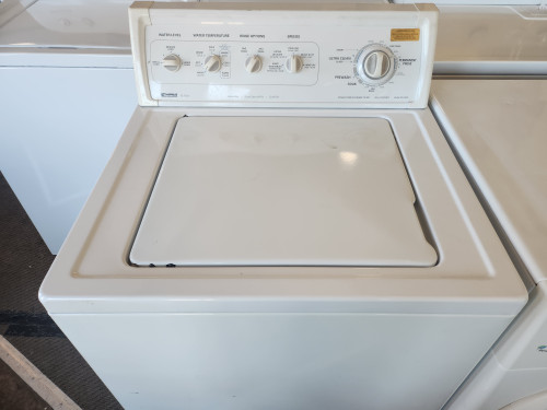 KENMORE TOP LOAD WASHER HEAVY DUTY SUPER CAPACITY PLUS EXTRA RINSE 5 LOAD SIZE OPTIONS 7 TEMPERATURE SETTINGS WHITE LOCATED IN OUR PORTLAD OREGON APPLIANCE STORE SKU 23093