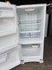 GE 30 Inch Bottom-Freezer Refrigerator with 20.3 cu. ft.  2 Glass Shelves, Gallon Door Storage, High Gloss Doors Upfront Temperature Controls, Muli-Flow Air Tower Ice Maker: WHITE LOCATED IN OUR PORTLAND OREGON APPLIANCE STORE SKU 23097