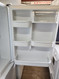 Amana ABB1921BRW 18.7 cu. ft. Bottom Freezer Refrigerator with 3 Glass Shelves, 2 Produce Drawers, 4 Door Bins, Diary Compartment, Wire Freezer Shelf and Wire Freezer Basket: White LOCATED IN OUR PORTLAND OREGON APPLIANCE STORE SKU 23098