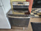 GE 30 INCH FREESTANDING GLASS TOP  5 BURNER ELECTRIC RANGE SELF CLEANING OVEN HI-LO BROIL OPTION STAINLESS LOCATED IN OUR PORTLAND OREGON APPLIANCE STORE SKU 23100