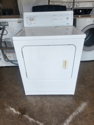 KENMORE HEAVY DUTY SUPER CAPACITY 4 CYCLE ELECTRIC DRYER 1 TIMED DRY HIGH LOW HEAT AUTO HIGH HEAT AUTO DRY AND AIR DRY NO HEAT WHITE LOCATED IN OUR PORTLAND OREGON APPLIANCE STORE SKU 23106