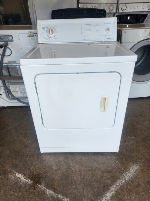 KENMORE HEAVY DUTY SUPER CAPACITY 4 CYCLE ELECTRIC DRYER 1 TIMED DRY HIGH LOW HEAT AUTO HIGH HEAT AUTO DRY AND AIR DRY NO HEAT WHITE LOCATED IN OUR PORTLAND OREGON APPLIANCE STORE SKU 23106