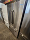 Dacor Epicure 19.8 Cu. Ft. Cabinet Depth French Door Refrigerator with Water Filtration System and Temperature Sensors Glass Shelves 2 Crisper Drawers Stainless Steel LOCATED IN OUR PORTLAND OREGON APPLIANCE STORE SKU 23108