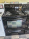 FRIGIDAIRE 30 INCH FREESTANDING ELECTRIC RANGE COIL BURNERS 2 LARGE 2 SMALL SELF CLEANING OVEN BLACK LOCATED IN OUR PORTLAND OREGON APPLIANCE STORE SKU 23110