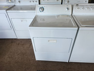 WHIRLPOOL COMMERCIAL QUALITY SUPER CAPACITY ELECTRIC DRYER 4 CYCLE 2 AUTO 1 TIMED PLUS AIR FLUFF NO HEAT TOP FILTER PULL DOWN HAMPER DOOR WHITE LOCATED IN OUR PORTLAND OREGON APPLIANCE STORE SKU 23116