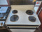 FRIGIDAIRE 30 FREESTANDING ELECTRIC RANGE COIL BURNERS 2 LARGE 2 SMALL MANUAL CLEAN OVEN WHITEWITH ALMOND STORAGE DRAWER LOCATED IN OUR PORTLAND OREGON APPLIANCE STORE SKU 23124