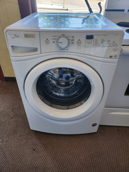 Whirlpool Duet 27 Inch Front Load Washer with Steam Technology, Adaptive Wash, Precision Dispense, Quick Wash Cycle, 8 Wash Cycles, Clean Washer Cycle, ADA Height 4.5 cu. ft. Capacity WHITE LOCATED IN OUR PORTLAND OREGON APPLIANCE STORE SKU 23129