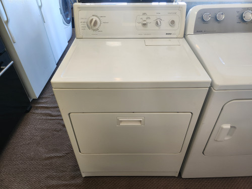 KENMORE ELECTRIC DRYER 3 CYCLE HEAVY DUTY SUPER CAPACITY PLUS TOP FILTER LARGE PULL DOWN DOOR WHITE LOCATED IN OUR PORTLAND OREGON APPLIANCE STORE SKU 23131