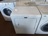Maytag 29 Inch Electric Dryer with 7.0 cu. ft. Capacity, 7 Dryer Cycles, 3 Dryer Options, Wrinkle Prevent, and End-of-Cycle Signal WHITE LOCATED IN OUR PORTLAND OREGON APPLIANCE STORE SKU 23138